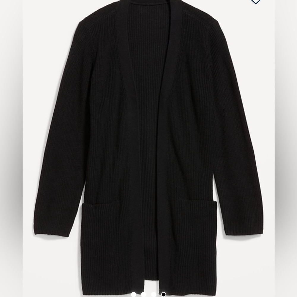 Old Navy Women's Classic Black Open Cardigan